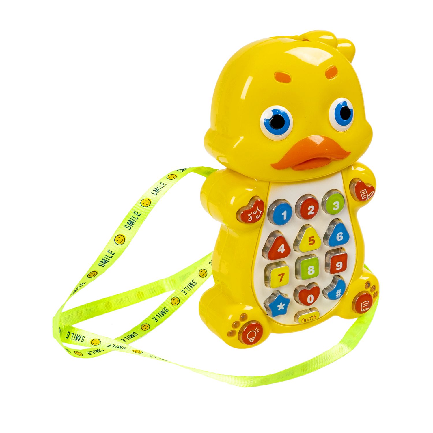 Bondibon Игрушка развивающая Умный телефон. Утенок