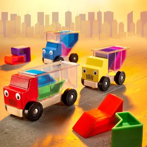 Логическая настольная игра "Грузовички" Smart Games Bondibon - фото 3
