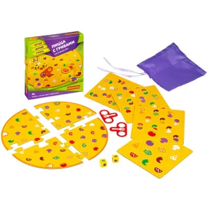 Настольная игра "ПИЦЦА С ГРИБАМИ" 3 в 1 Играй Думай Учись Bondibon - фото 3