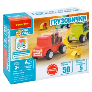 Настольная логическая игра "ГРУЗОВИЧКИ" БондиЛогика Bondibon - фото 1